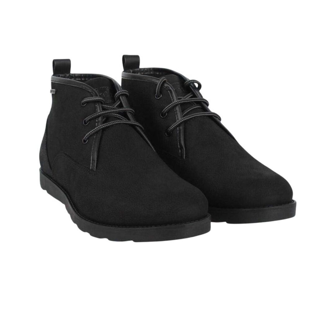 Firetrap Mens Suede Flat Desert Boots / Black